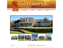 Tablet Screenshot of leobuilders.com